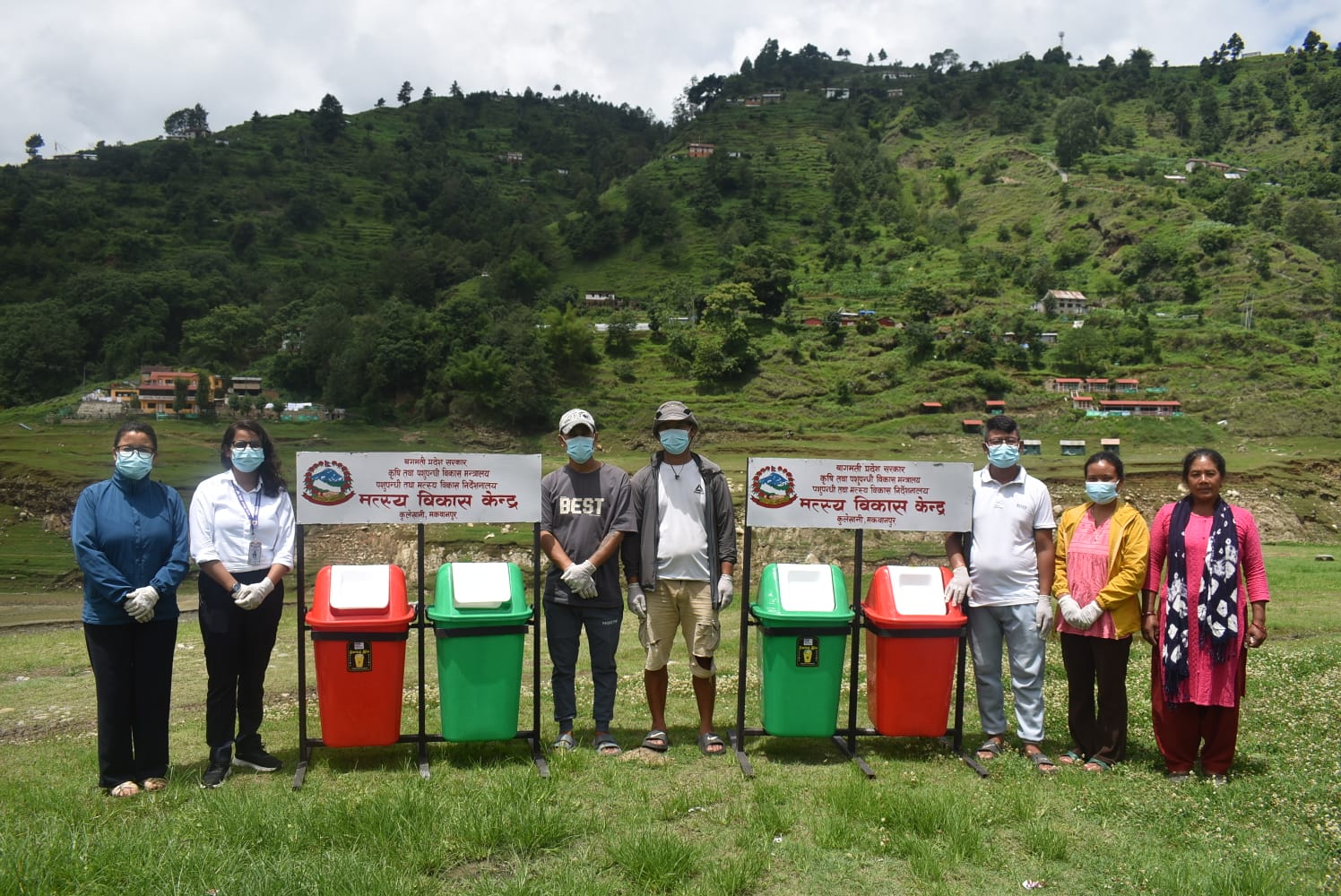 Indrasarobar Lake Area Cleaning Program and Waste Management